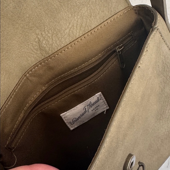 Universal thread purse adjustable strap green faux leather NEW - Picture 4 of 6